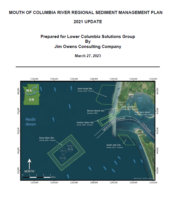 MOUTH OF COLUMBIA RIVER REGIONAL SEDIMENT MANAGEMENT PLAN IMAGE